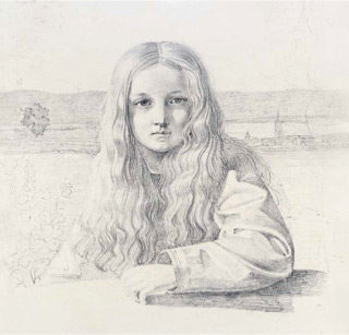 August Lucas (18031863), Porträt von Kaspar Hauser (1825)