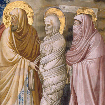 Giotto di Bondone, Die Auferweckung des Lazarus